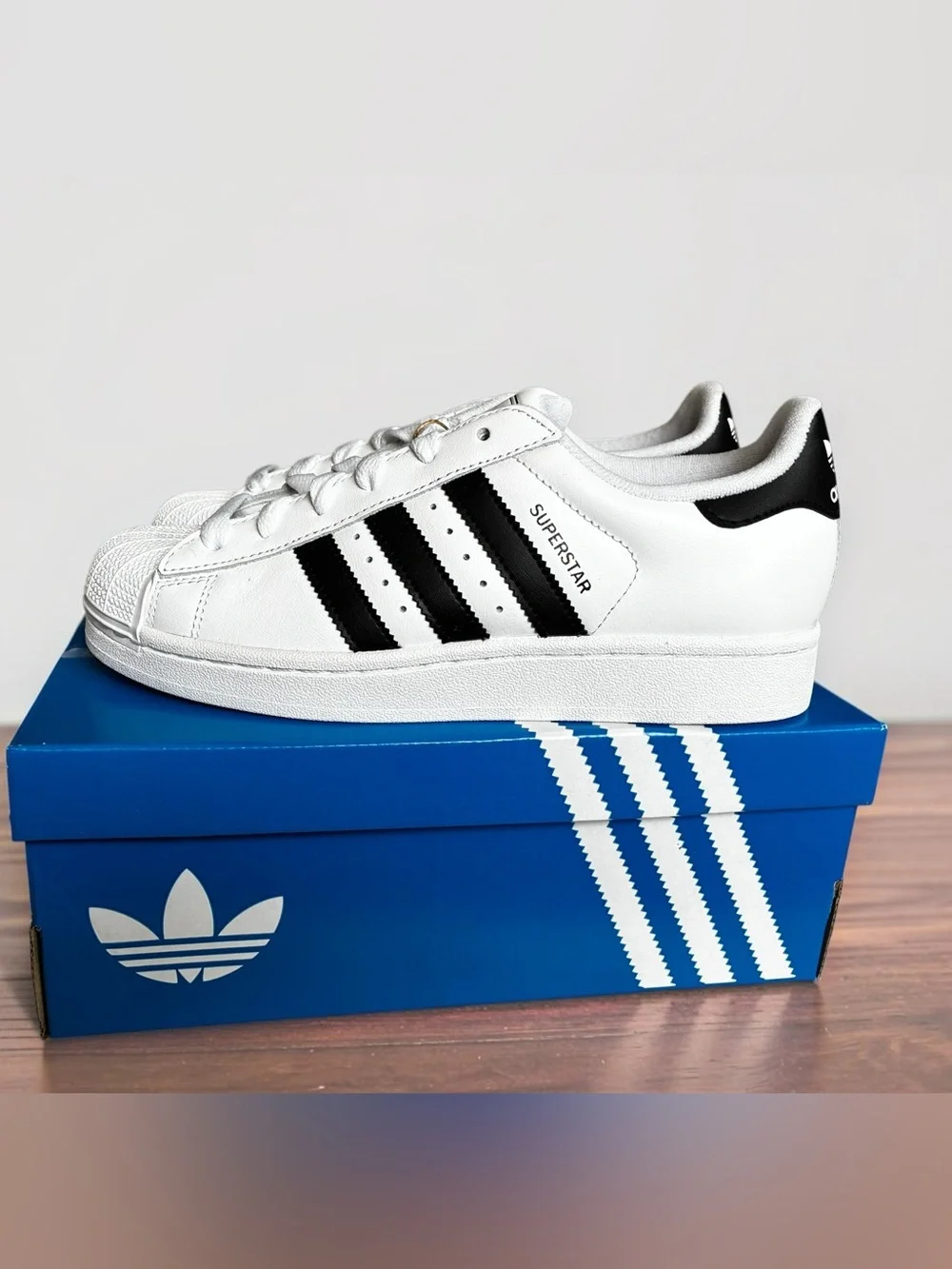 Adidas SUPERSTAR II Size 6.5Y (Fits Sz 7.5Women) Cloud White/Core Black NEW